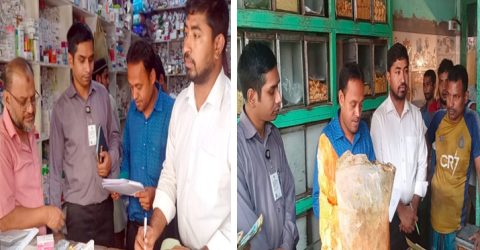 নারায়ণগঞ্জে ভোক্তা অধিকারের অভিযান; বেকারি ও ফার্মেসিকে জরিমানা